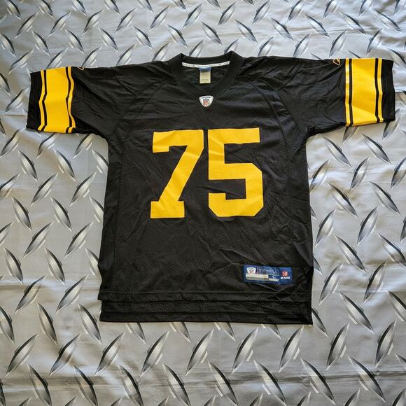 Pittsburgh Steelers Reebok Jersey Joe Green #75 Size L Throwback Retro - Picture 1 of 7